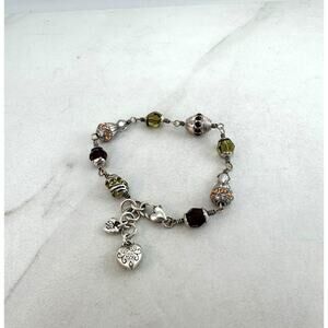 Brighton Jewel Fantasy Multicolor Crystal Beaded Bracelet
